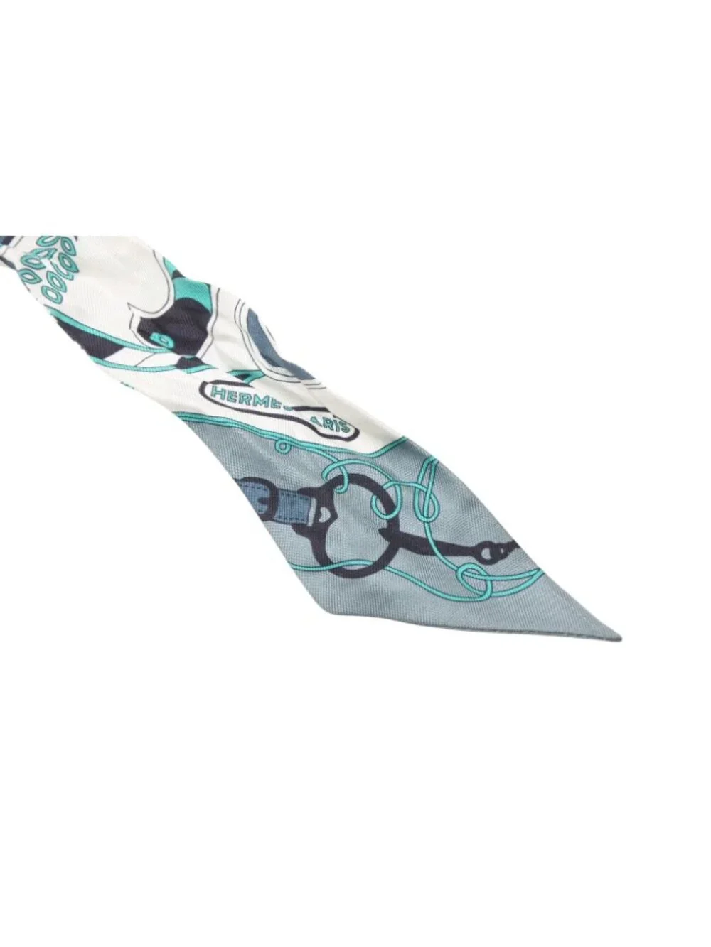 Hermes Twilly Folklore Green Multicolor Scarf